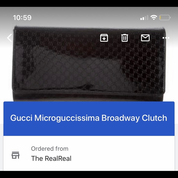 gucci microguccissima broadway clutch - Picture 7 of 8